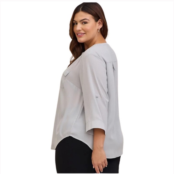 NWT Torrid Harper Georgette Pullover Blouse Plus Size 3X - Picture 2 of 8